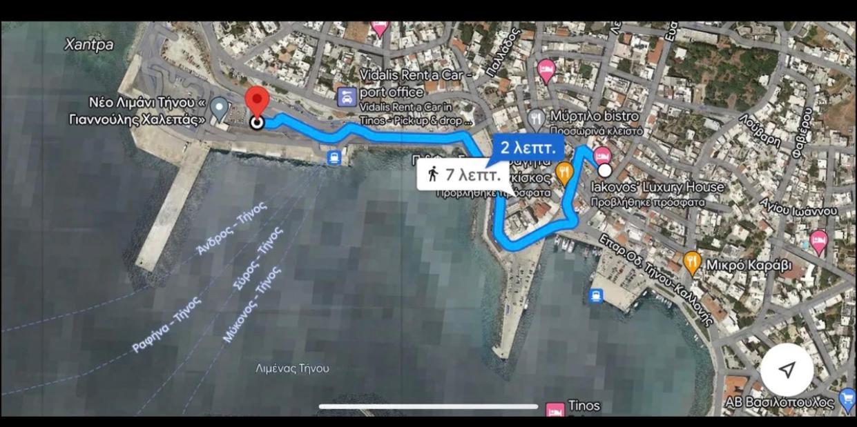 Iakovos' Luxury Penthouse Apartment Tinos ภายนอก รูปภาพ